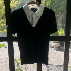 Ralph Lauren Black and White top